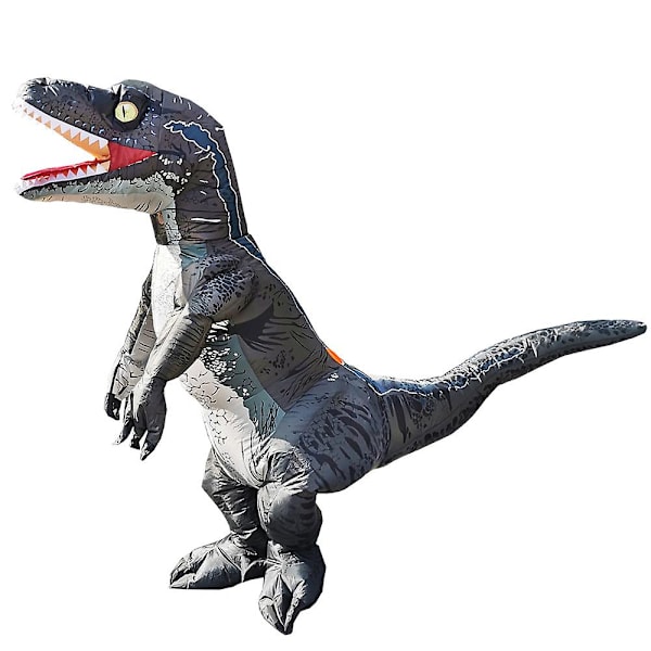 Halloween-dräkt Uppblåsbar Dinosaur Kläder Raptor Dinosaur Kostym Djur Cosplay För Vuxna Män Kvinnor