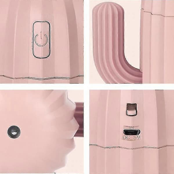 Luftfugter med kaktusdesign pink