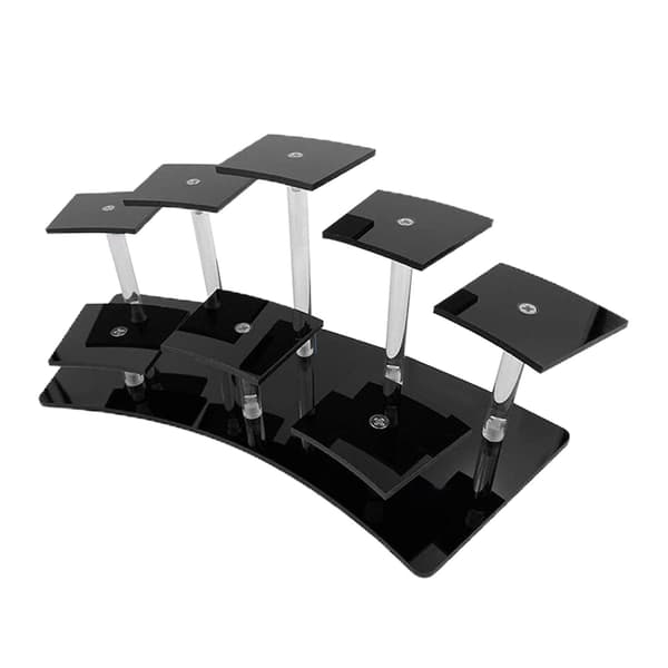 8-lags akryl displayhylde holdbar til actionfigurer og parfumer