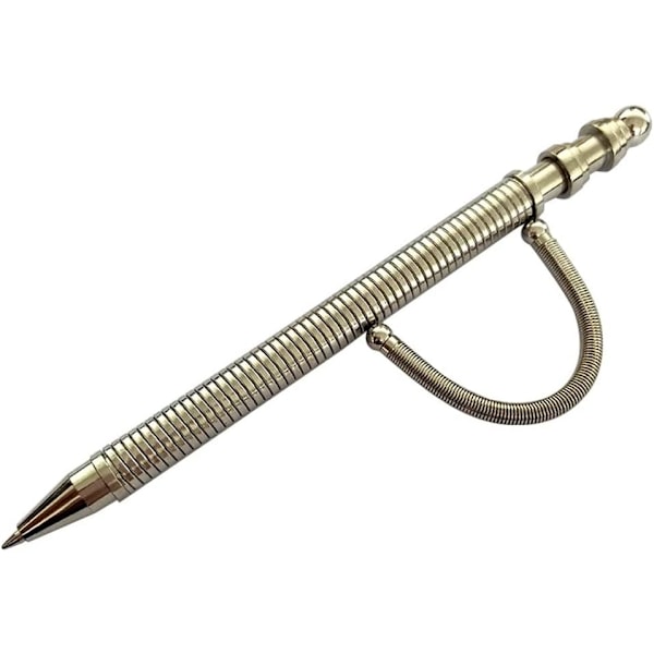 Magnetisk Think Ink Fidget Pen, Metallrulle Fjäder Flex Boll, Kreativ Fidget Ångestleksak, Stressavlastning för Vuxna, Lämplig för Resor, Kontor