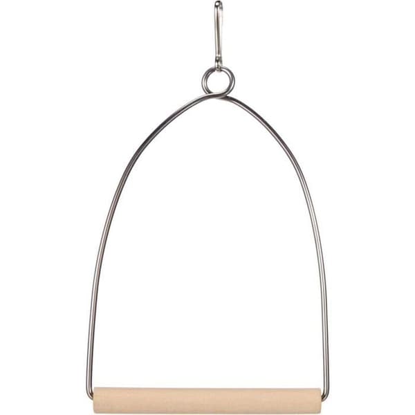 Metalli- ja puukeinu - Leluja linnuille - 12 cm