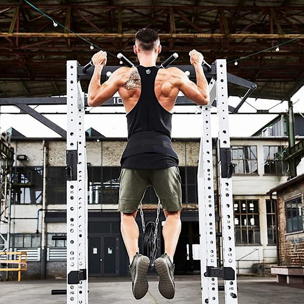 Viktad Pull Up Dip Bälte Kedja Dubbel D-Ring Viktlyftning