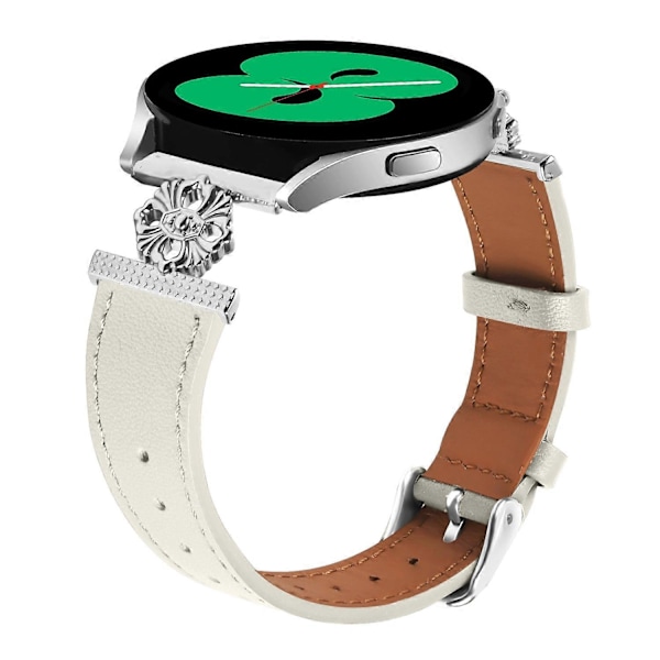 Garmin vivoactive 5/Garminactive 5 -kellolle nahkainen ranneke, kukkakoriste, säädettävissä Multicolor Style B