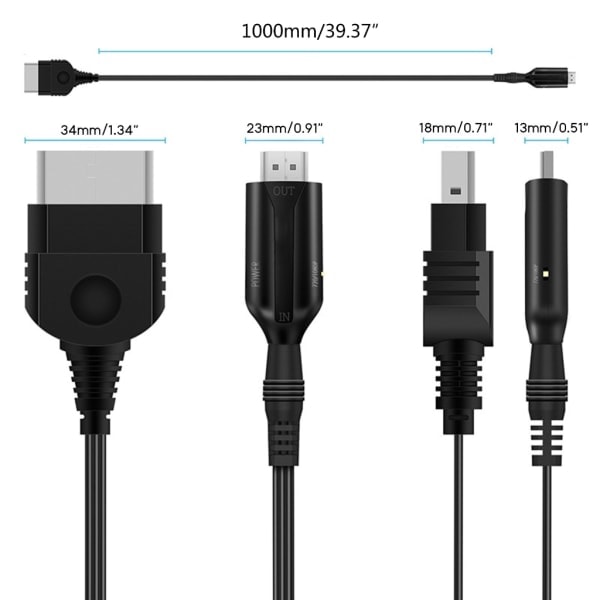 XBOX HDMI-yhteensopiva muunnin videolaatikko äänisovitin kaapeli PC-projektorille