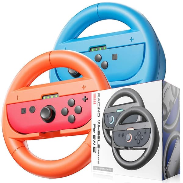Vasen ja oikea kahva Racing -ohjauspyörän pidikesarja Nintendo Switch 2:lle