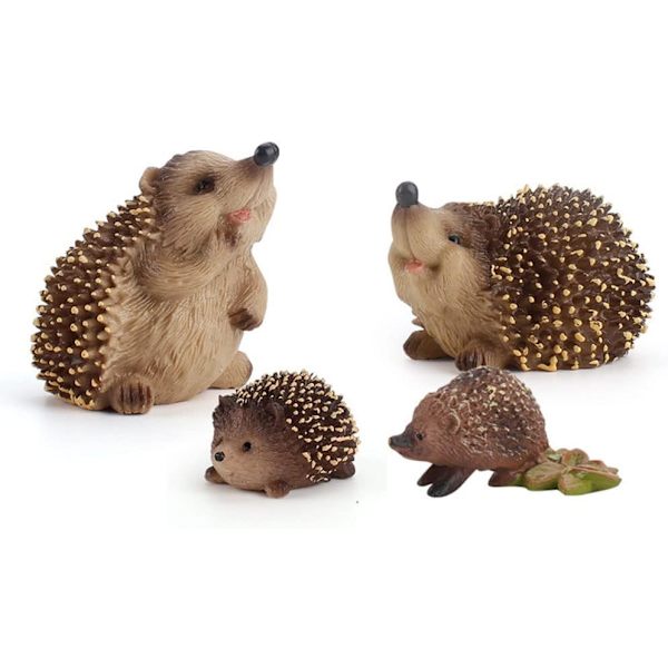 Nukkekoti Miniatyyri Keijupuutarha Hahmo Siilipatsas Eläimet Nuket Ulkokoriste