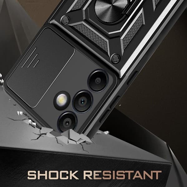 Samsung Galaxy S24 FE Deksel CamShield Ring Hybrid Mørkeblå