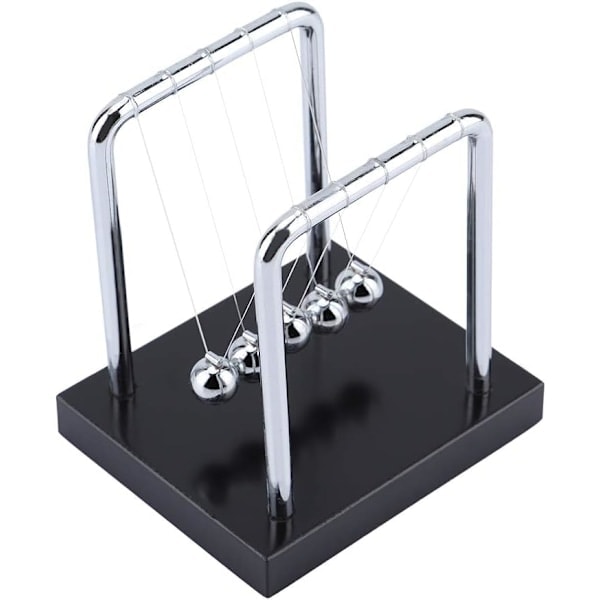 Newtons pendul, klassisk kuglependul, 5 kugler, fysikindretning