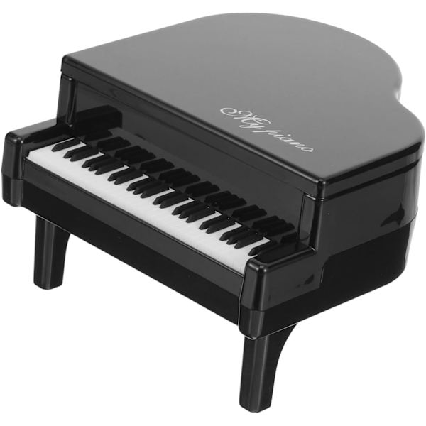 Kreativ barn piano spargris (svart) söt spargris myntförvaringsburk kreativ spargris musikaliska spargrisar
