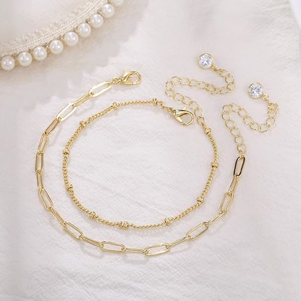 Guldbelagt Dråbeformet Armring 2