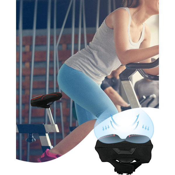 Gel Sadelöverdrag Padded, Mjukt Sadelöverdrag för Män & Kvinnor, Bekväma Cykeltillbehör Gel Sadelöverdrag för Cykel