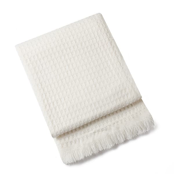Vohvelipeitot, sohvapeitot, neulepeitot, ilmastointipeitot Off-white