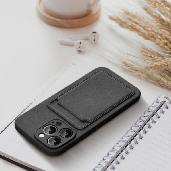 iPhone 13 Pro Max Skal Forcell Kortfodral - Svart