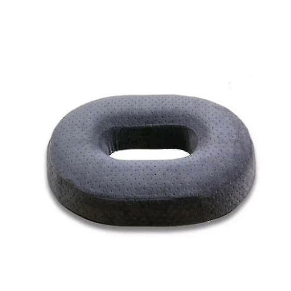 Coccyx Smertelindrende Memory Foam Ring Stol Sædehynde Pude Grey