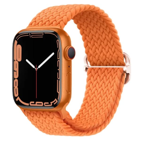 Elastisk armbånd vævet Apple Watch 38mm/40mm/41mm Black