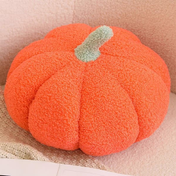 2025 Pumpakudde Halloween Leksak Kudde Stickad Ullstil Pumpa Vardagsrum Soffkudde OR