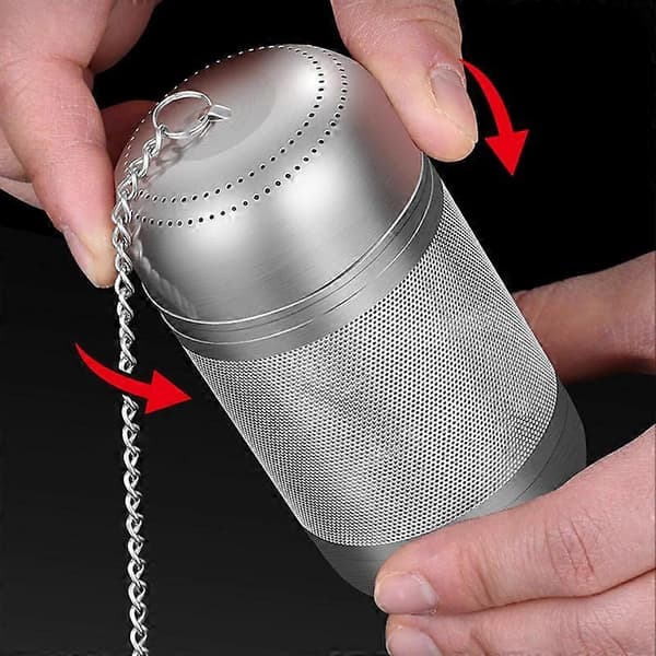 Te-infuser Rustfritt Stål Te Kule Sil Infusere Krydder Infuser For Matlaging Rustfritt Stål Te Infuser Ekstra Finmasket Te Gray China
