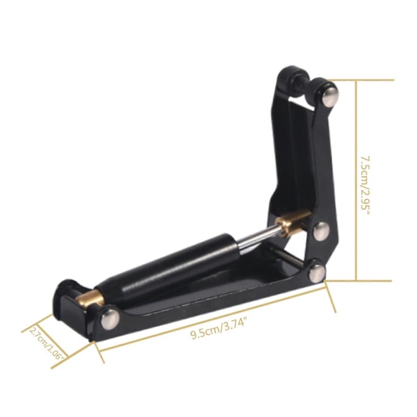 Piano Långsam Stängningsanordning Långsam Nedfällning Piano Tangentbordslock Nedstigningskontroll Black