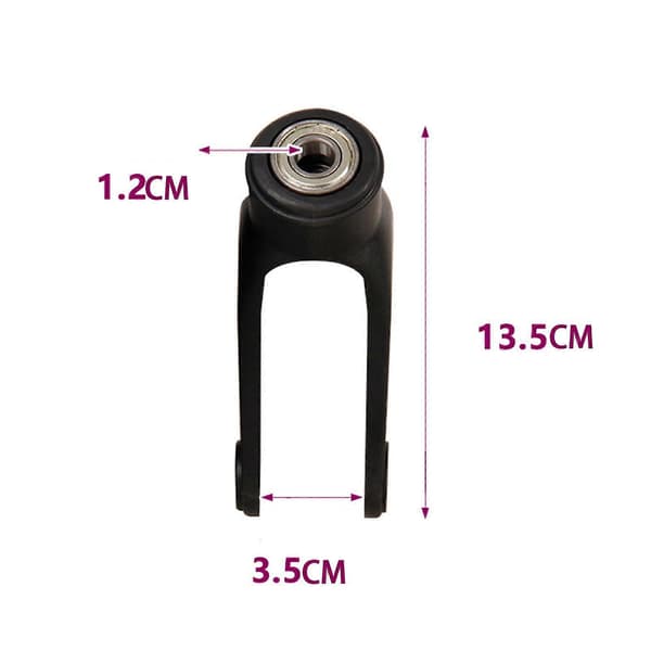 Kørestolsforgaffel Tilbehør Installation til 6 tommer 6 Inch