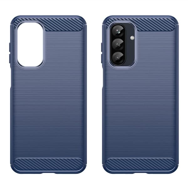 Samsung Galaxy A16 / A26 5G Skal Kolfibertextur Blå