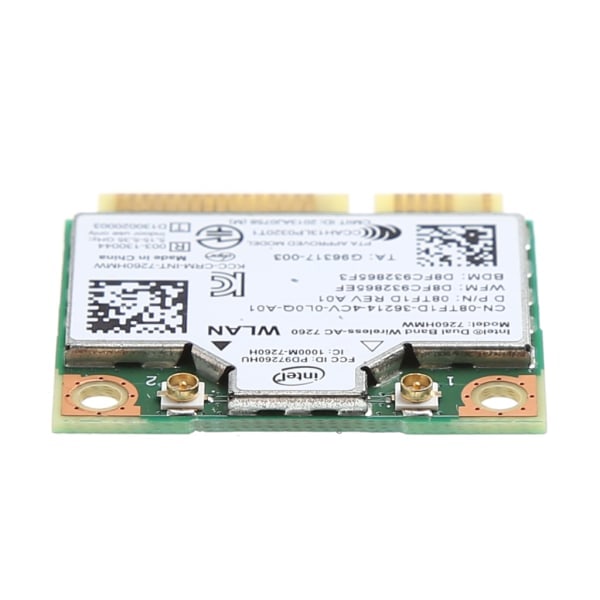 7260HMW Mini PCIe Wifi-kortti PCI-Express-verkkoadapteriliitin Kaksikaistainen 5G