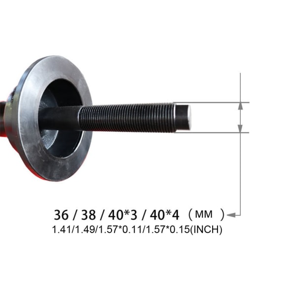 Autonrengasremontin tarvikkeet tasapainotuskoneen kytkin 36MM 38MM 40MM pikamutterityökalu 40mm*4mm