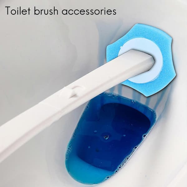 32 stk Toalettbørste Erstatning, Toalettrenser Erstatning, Engangs Toalettbørstehode, Toalettbørste