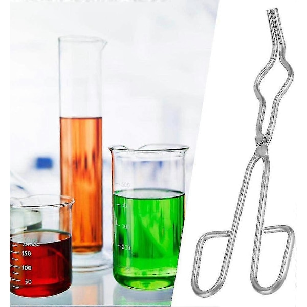 Degeltång Klämma Tång Stål Normal Degeltång Pincett För Laboratorium-yvan 1