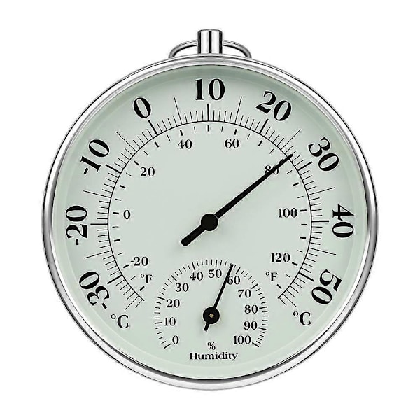 10 cm Inomhus Utomhus Termometer med Luftfuktighetstermometer