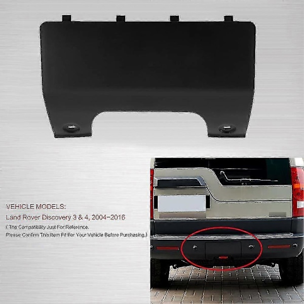 Takapuskurin vetokoukun suojus klipseillä Land Rover Lr3 Discovery 3 Lr4 Discovery 4 05-12 Dpo500011pcl Musta