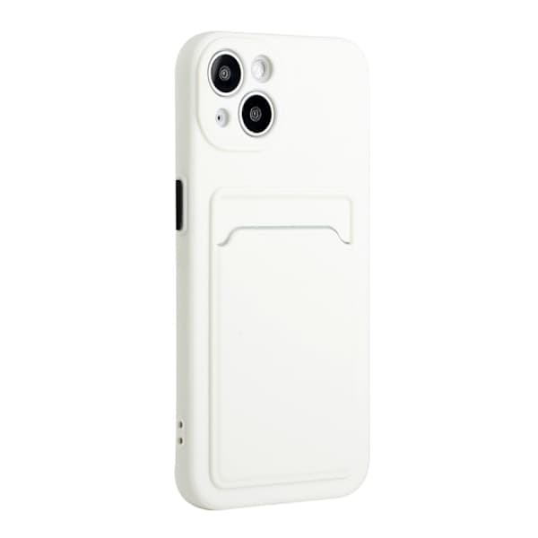 iPhone 13 Skal med Kortfack Vit