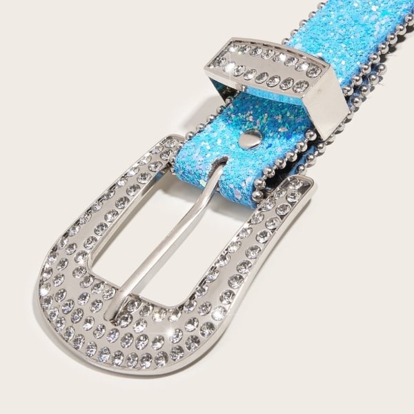 Rhinestone bælte taljebånd pink
