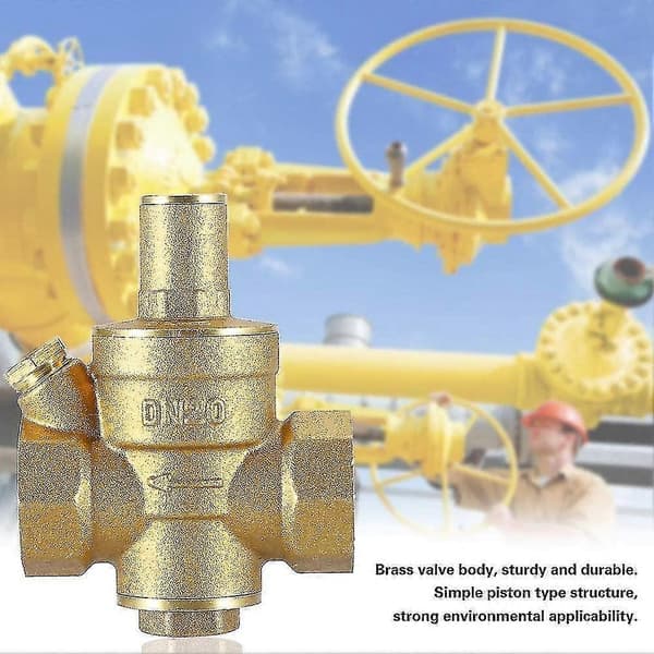Reducerventil - Dn20 3/4\" Justerbar Vatten Tryckreducerande Regulator Vattenkontroll Tryckregulator 1.6mpa Stcyv -Sy