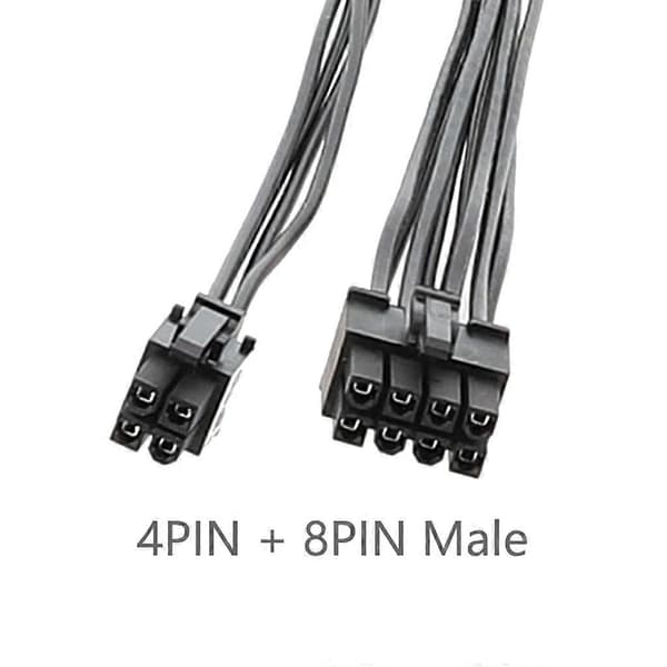 CPU 8Pin til PCIE 8Pin+4pin Grafikkort Strømkabel 20cm 30cm 30cm