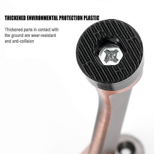 Kickdown Dørstopp Premium Holder Dørstopp Heavy Duty Metall Stativ For Hjem Tyngre Dør Green Bronze