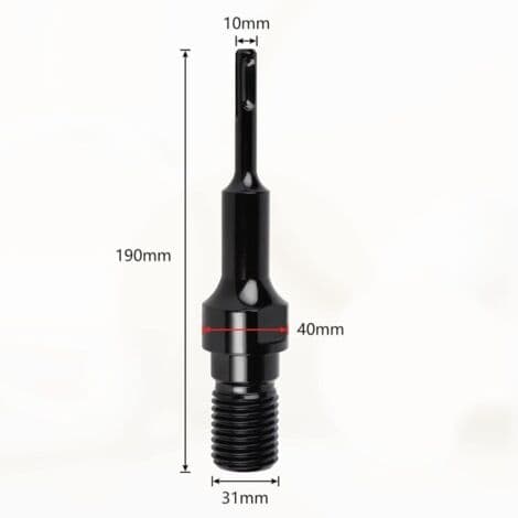 SDS PLUS-adapter for 1 1/4\" UNC diamantkjernebor, adapter for kjernebor