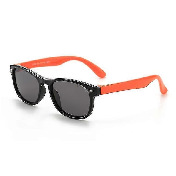 Gummy Sunnies Børne Solbriller Black Orange