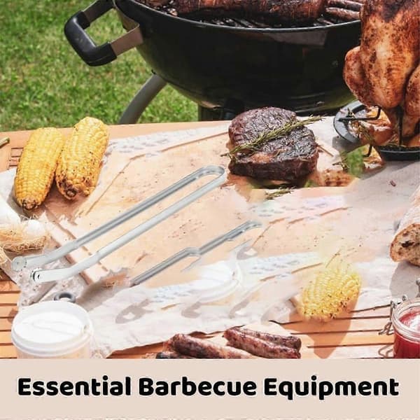 BBQ pølsevender i rustfrit stål