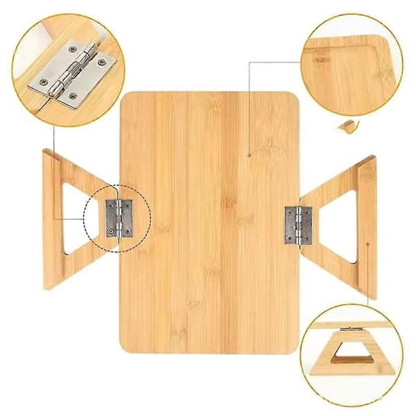 Armlenebrett i tre for sofa, armlenebrett for mat