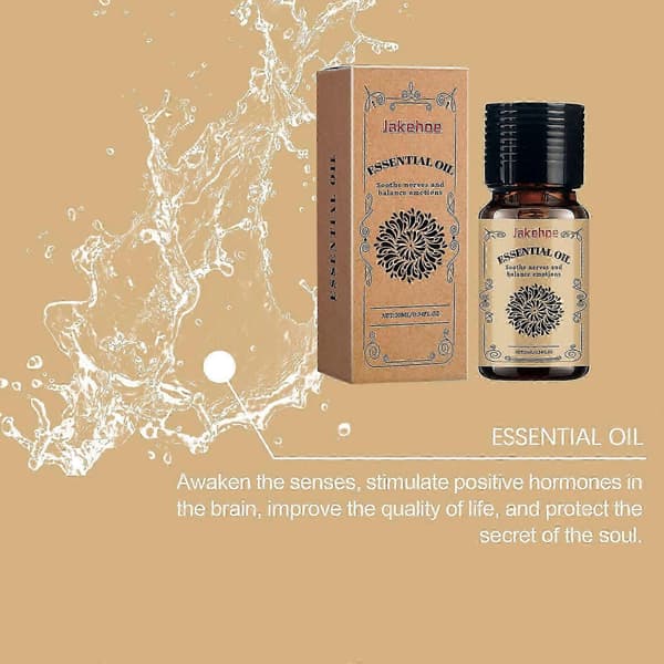 Inomhus Aromaterapi Eterisk Olja - 10ml Timjanolja för Avkoppling, Humörhöjning, Hemdoft, Diffuser, Spa-kvalitet Doft för Stresslindring, Hud