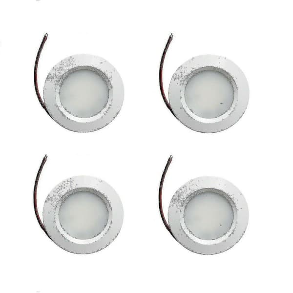 6 X LED 24V Spotlights Dimbar Caravan Båt Innfelt Kald Hvit Downlights 4PCS