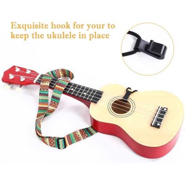Ukulele-stropp Ukulele-stropp Nylon Nylon Universal Ukulele-stropp Beltesløyfe med krok Gitar