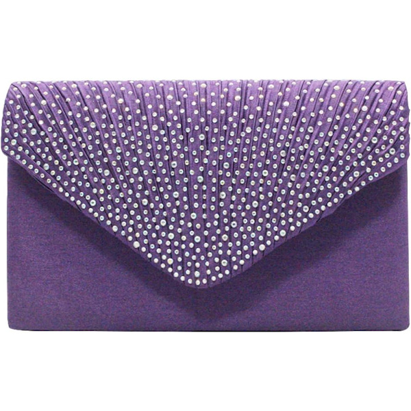 Damklänning Satäng Diamant Clutch Väska Kuvert Handväska Kväll Bröllop Väska Bröllop Mode Bal Vintage Axelväska