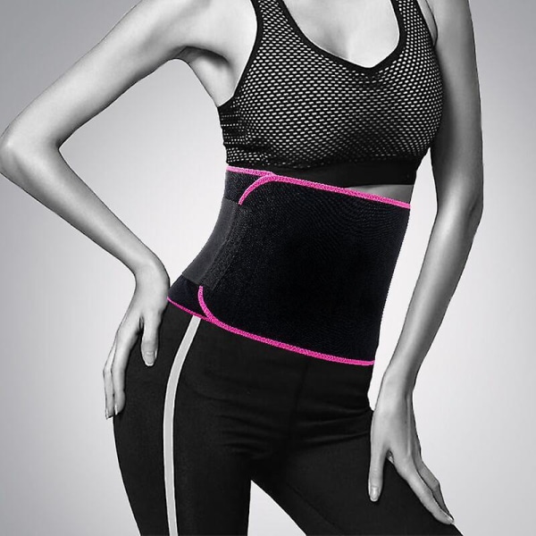 Sweat Waist Trimmer Premium Waist Trainer Bastubälte För Herr Dam