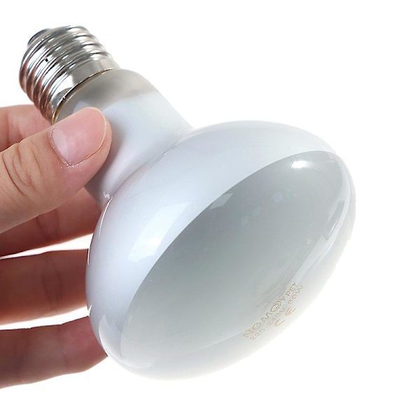 UVA+UVB Reptil Lampe Pære Skilpadde Solplass UV Lyspærer Varmelampe Amfibier Øgler Temperaturkontroller 25W
