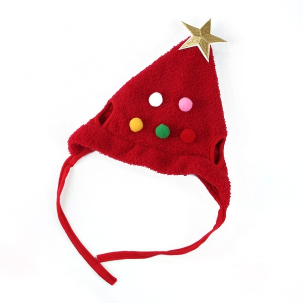 Juldräkt Tillbehör Hund Jul Bandana Hatt