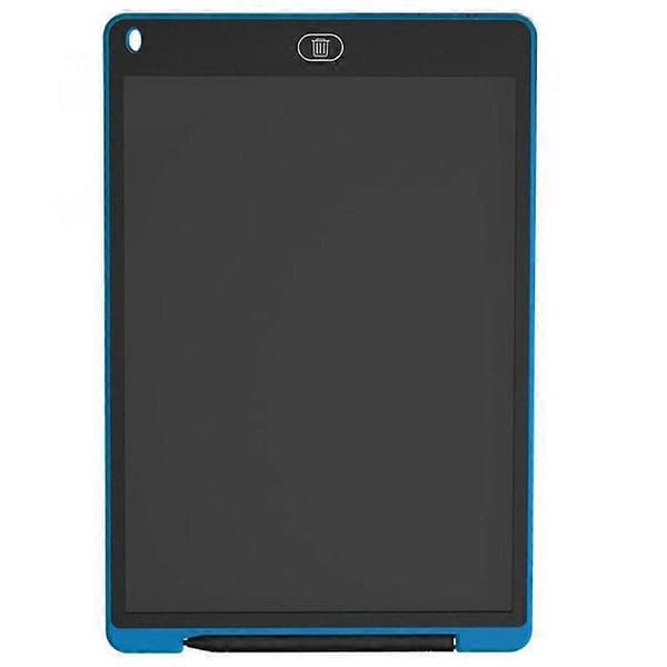 12-tommers LCD tegnetavle til børn, skrive- og tegnetablet, computer, sletbar notesblok, graffiti-tavle til børn og voksne Blue