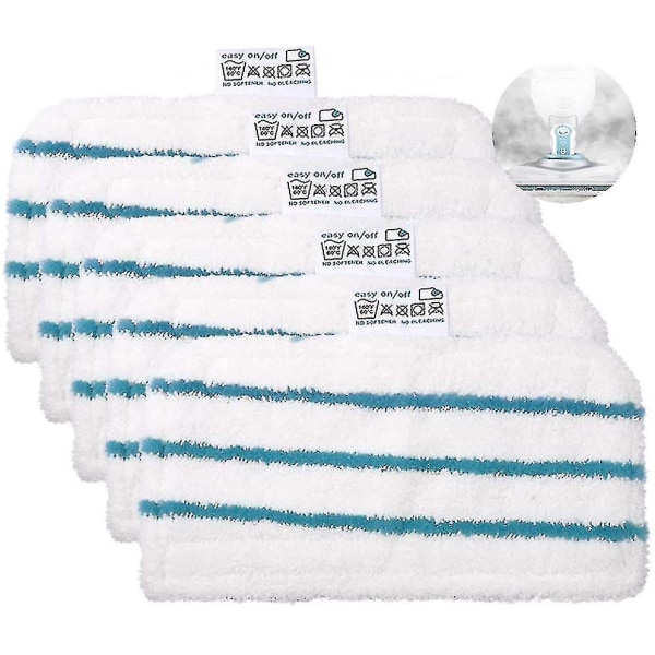 5 Vaskbare Mikrofiber Puder til Black & Decker Dampmopper