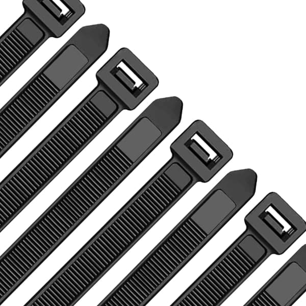 Sort stærk nylon plastik selvlåsende