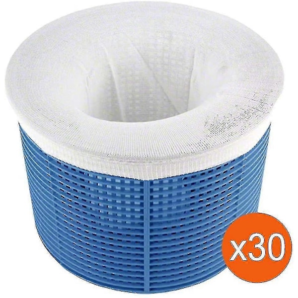 30 stk. Skimmer Sokker, Universell Engangsforfilter for Basseng